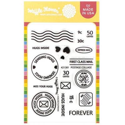 Waffle Flower Stempel - Postage Collage